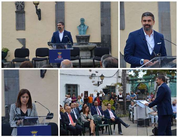 Momentos del acto de esta noche/TA.